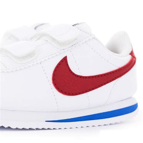 nike cortez weiß rot blau